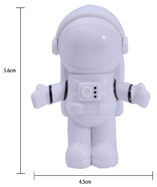 Мини-светильник USB астронавт гибкий светодиодный