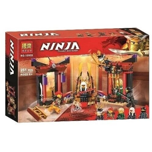 Конструктор Ninja Решающий бой в тронном зале 10935 (Ninja 70651) 251 деталь lego® ninjago 70651 дуэль в тронном зале