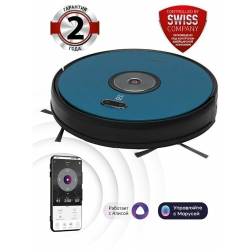 Робот-пылесос Polaris PVCR IQ Home Aqua Blue 3146200₽