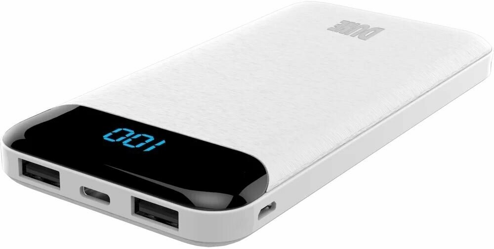 Внешний аккумулятор PERFEO Dune 10000mah USB 1 А, 2.1A/White (PF_B4882)