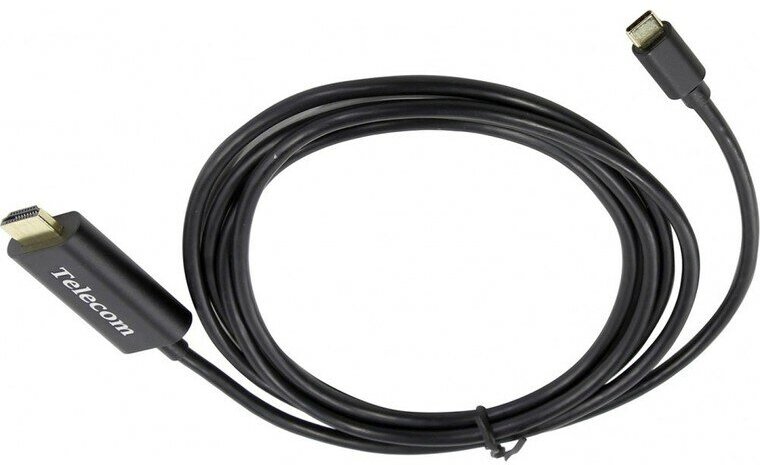 Кабель USB 3.1 Type-C - HDMI, 1.8 м, Telecom (TCC005-1.8M), OEM — фото 1