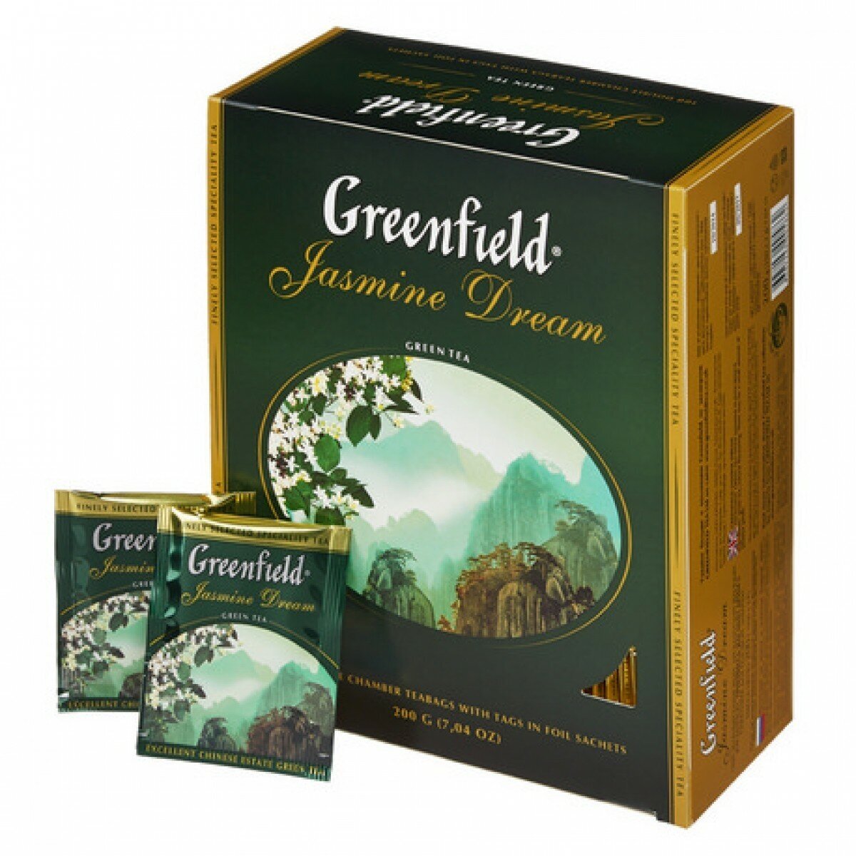 Чай зеленый Greenfield Jasmine Dream 100*2г ОРИМИ - фото №13