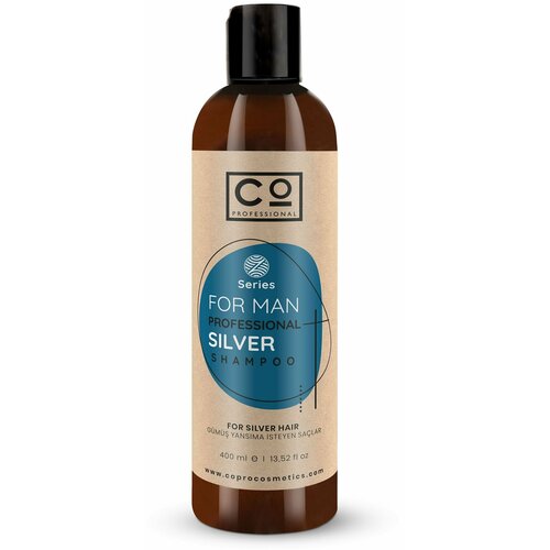 Шампунь для осветленных волос CO PROFESSIONAL FOR MAN Silver Shampoo, 400 мл