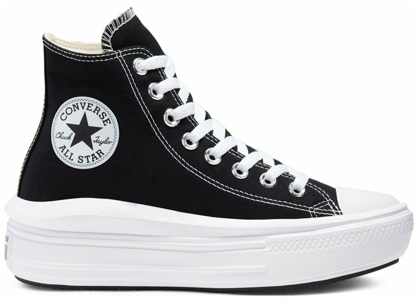 Кеды женские Converse Chuck Taylor All Star Move 568497 высокие черные 