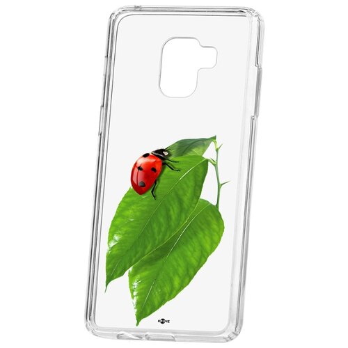 фото Чехол на samsung galaxy a8+ 2018 (a730) kruche print ladybug