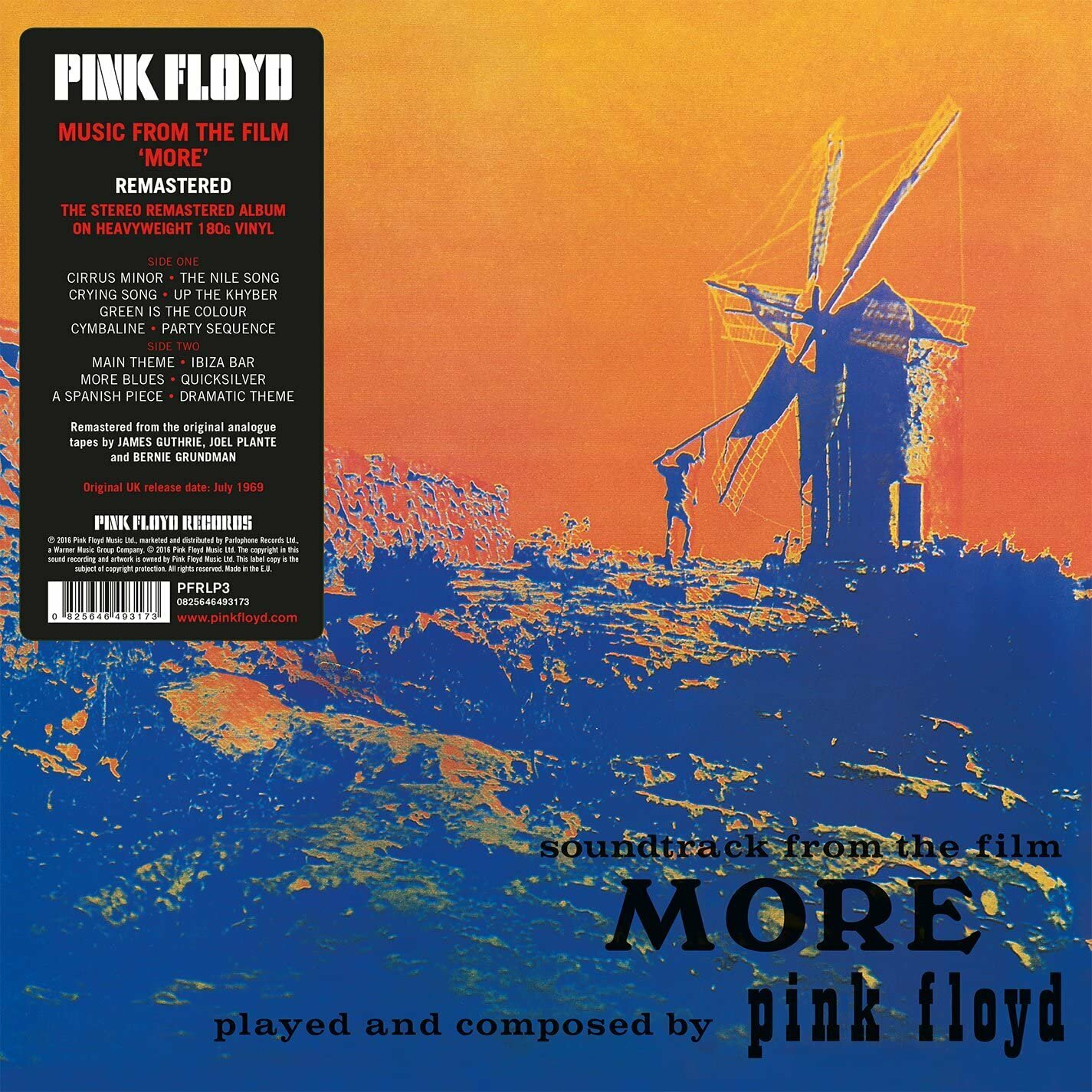 Виниловая пластинка Pink Floyd MUSIC FROM THE FILM MORE (180 Gram/Remastered)