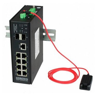 Коммутатор Osnovo SW-80802/I(Port 90W, 300W) 8x1Гбит/с 2SFP 8PoE 200W управляемый