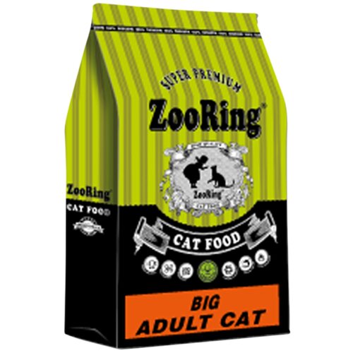 ZOORING BIG ADULT CAT для взрослых кошек крупных пород (1,5 + 1,5 кг)