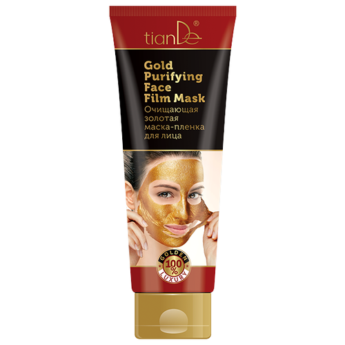 TianDe Маска-пленка очищающая Gold Purifying Face Film Mask, 130 г