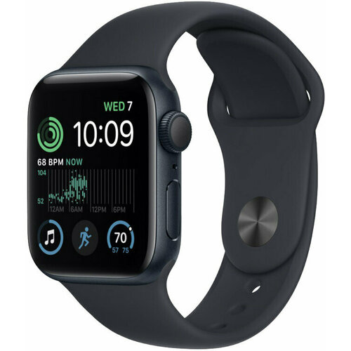 Умные часы Apple Watch SE 2022 GPS 40mm, темная ночь