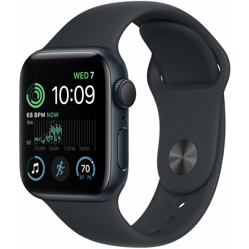 Умные часы Apple Watch SE 2022 GPS 44 mm темная ночь 4117000₽