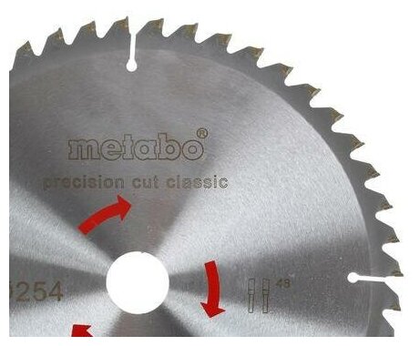 Пильный диск Metabo 628061000 254х30 мм - фотография № 7