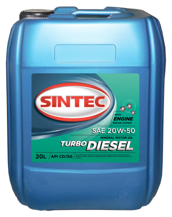 SINTEC Turbo Diesel 20W50 API CD (20л)