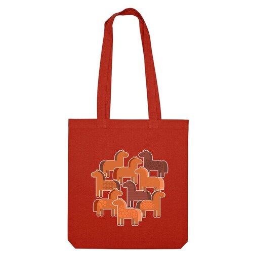 фото Сумка шоппер us basic, красный