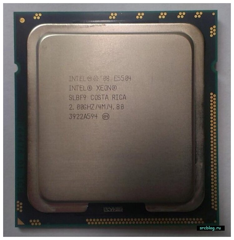 Процессор Intel Xeon E5504, 4 cores, 2.0 GHz, slbf9