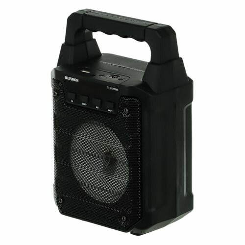 Колонка порт. Telefunken TF-PS1229B черный 8W 1.0 BT/3.5Jack/USB 1200mAh (TF-PS1229B(ЧЕРНЫЙ)) - фото №9