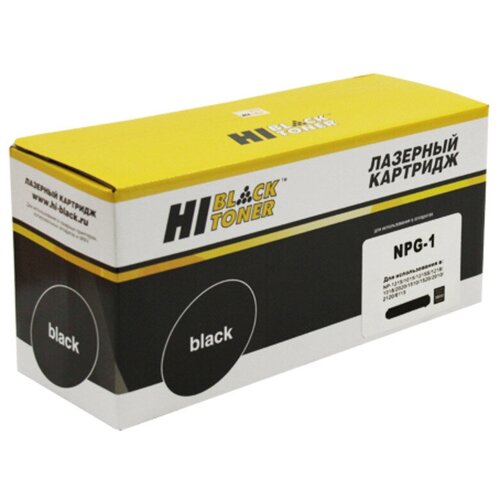 Тонер-картридж Hi-Black (HB-NPG-1) для Canon NP-1215/1550/2020/6317/6416, туба, 3,8K тонер картридж hi black npg 1 черный для лазерного принтера совместимый