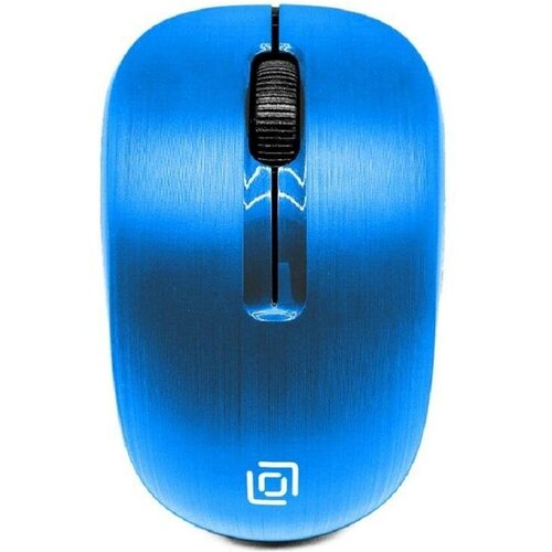 Мышь оптическая беспроводная Oklick 525MW голубая 72700₽