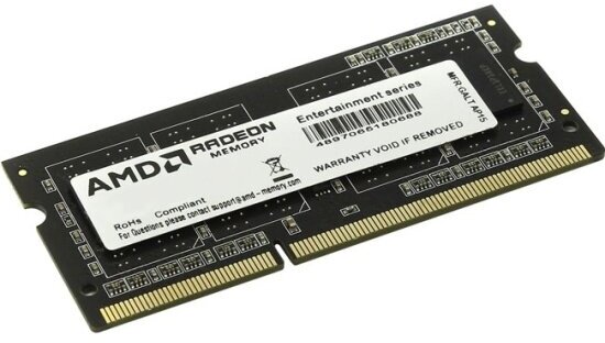 Оперативная память Amd SO-DIMM DDR3 8Gb 1600MHz pc-12800 (R538G1601S2S-UO) оем