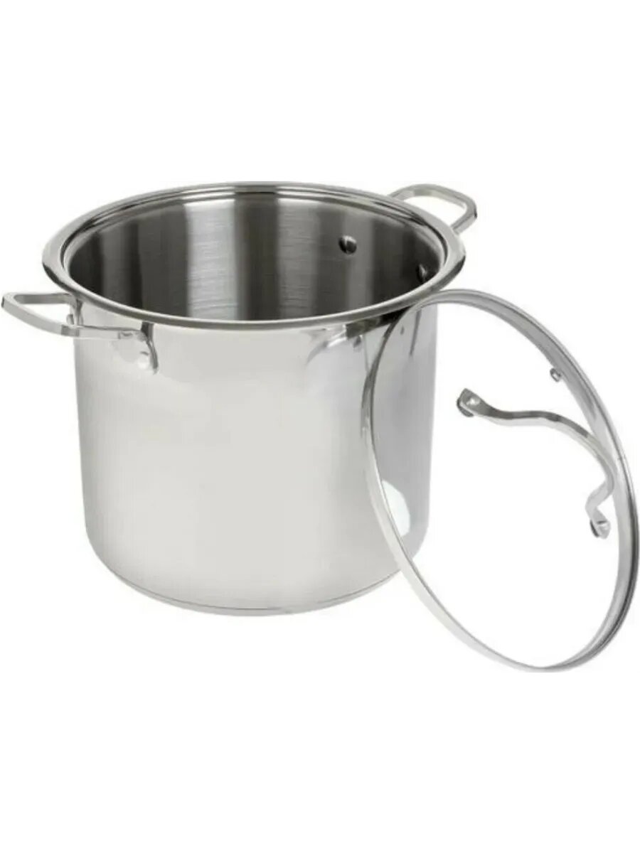 Кастрюля Webber BE-128-10L нержавеющая сталь капсулированное трехслойное дно 10л