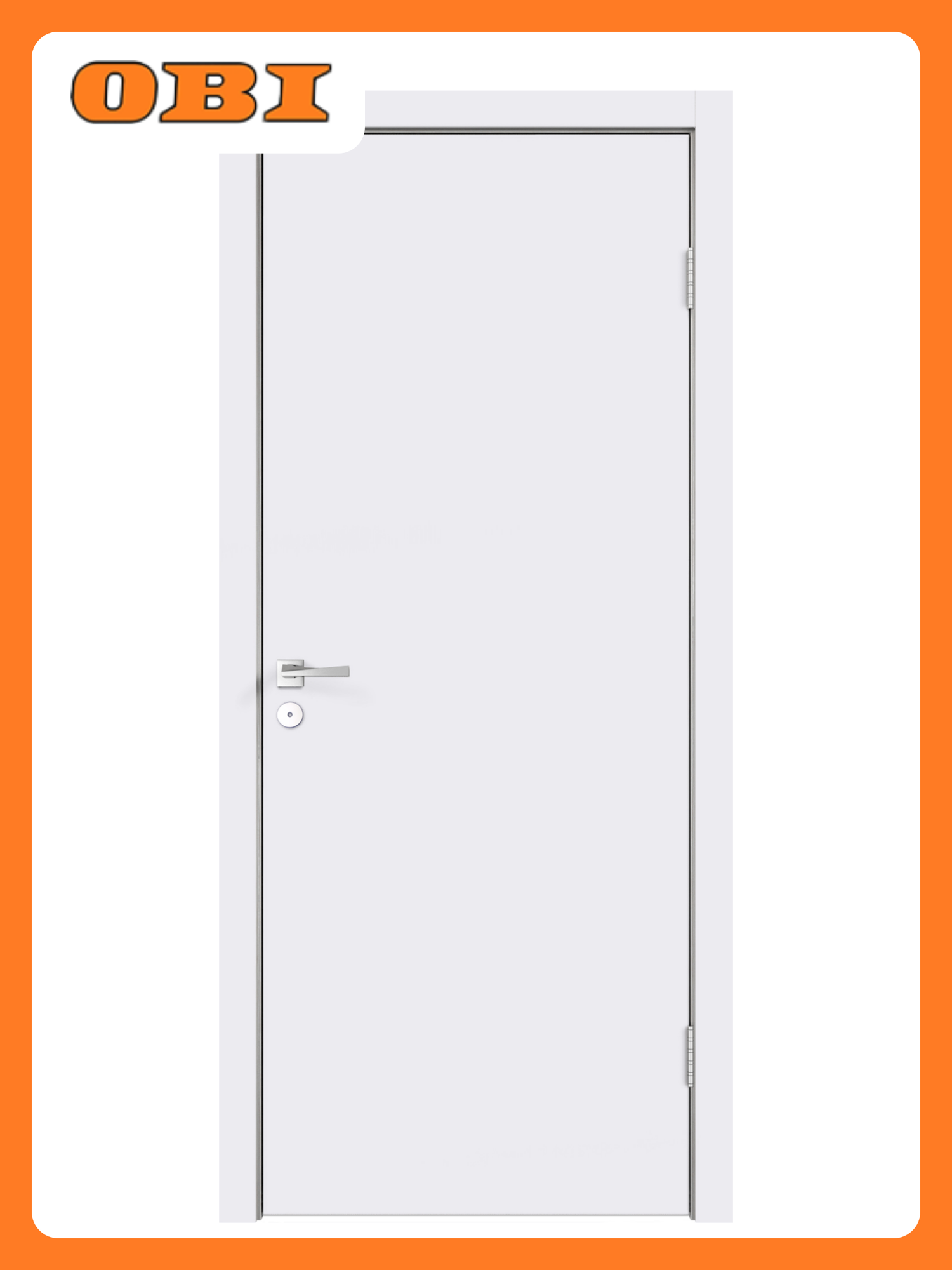 Межкомнатная дверь VellDoris M7x21 глухая распашная белая массив сосны