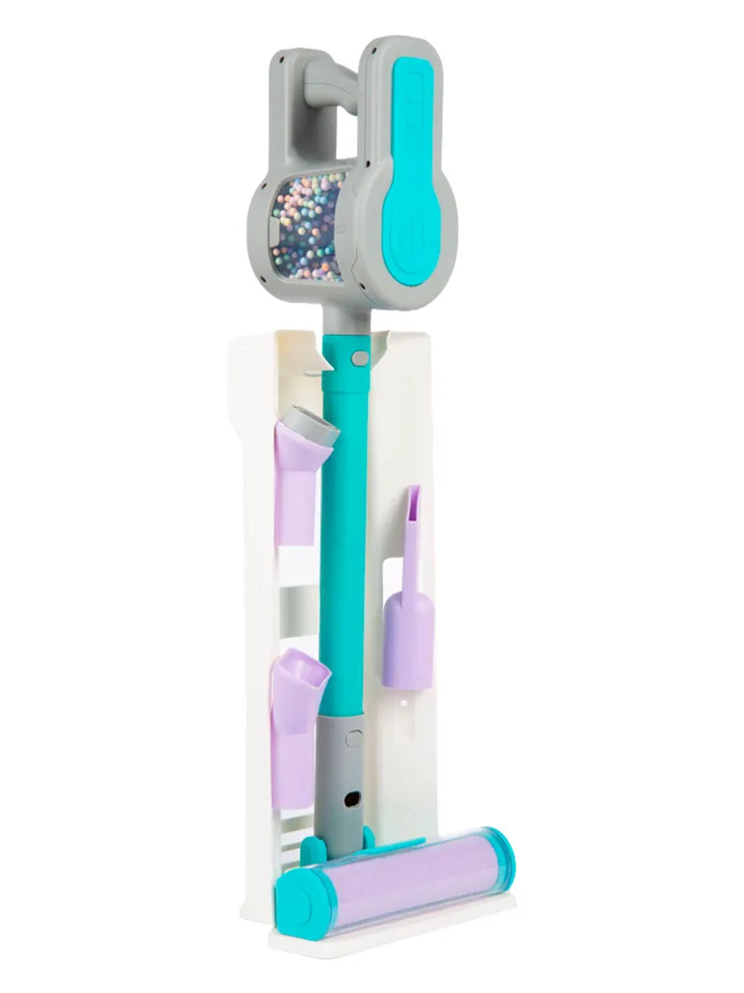 Пылесос детский игрушечный вертикальный беспроводной - Синий — фото 1