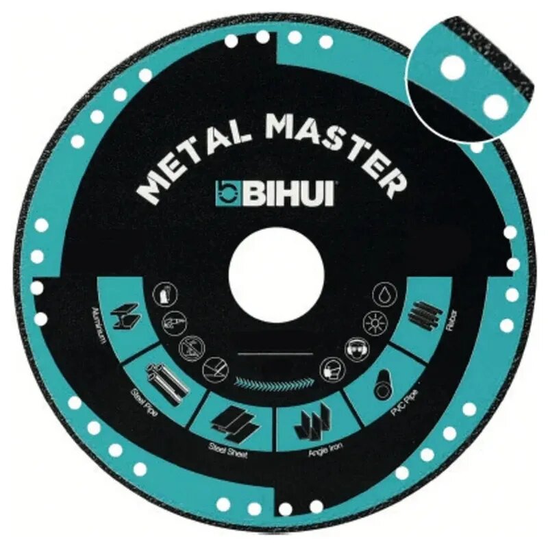 Алмазный диск BIHUI для резки труб из пэвп DSBC230