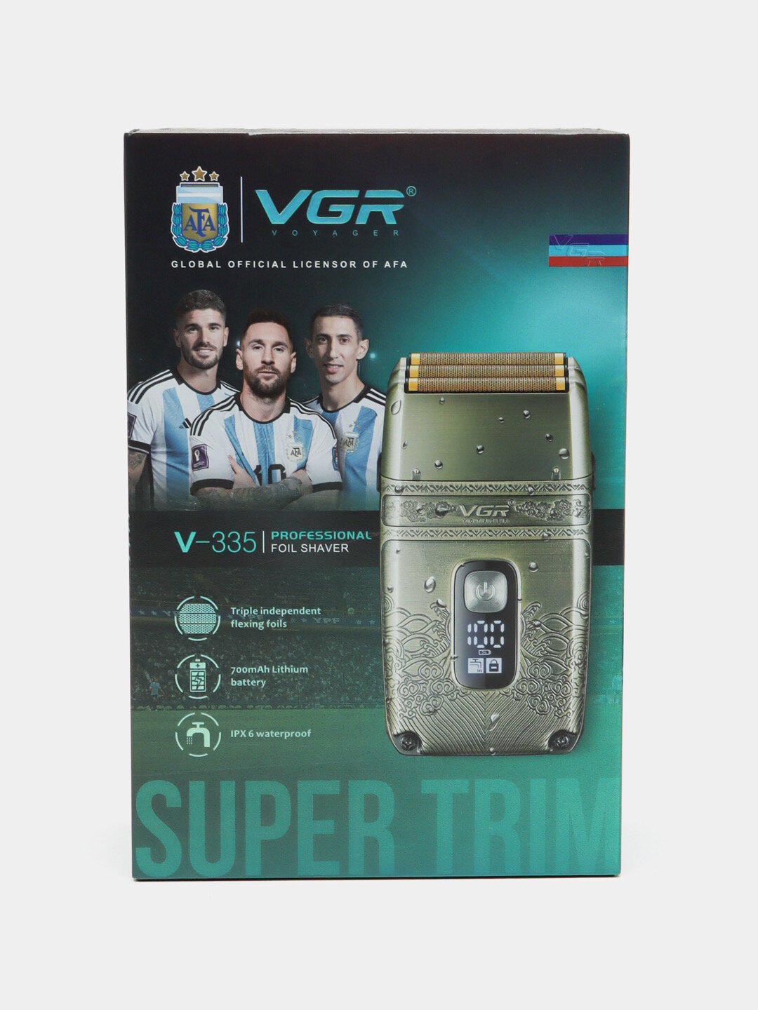 Электрическая бритва VGR "Professional Foil Shaver", для чувствительной кожи, зарядка от USB
