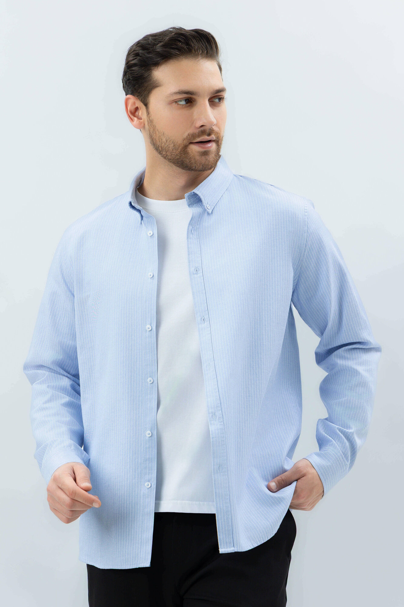 Рубашка TERRA PRO, размер M, blue — фото 1