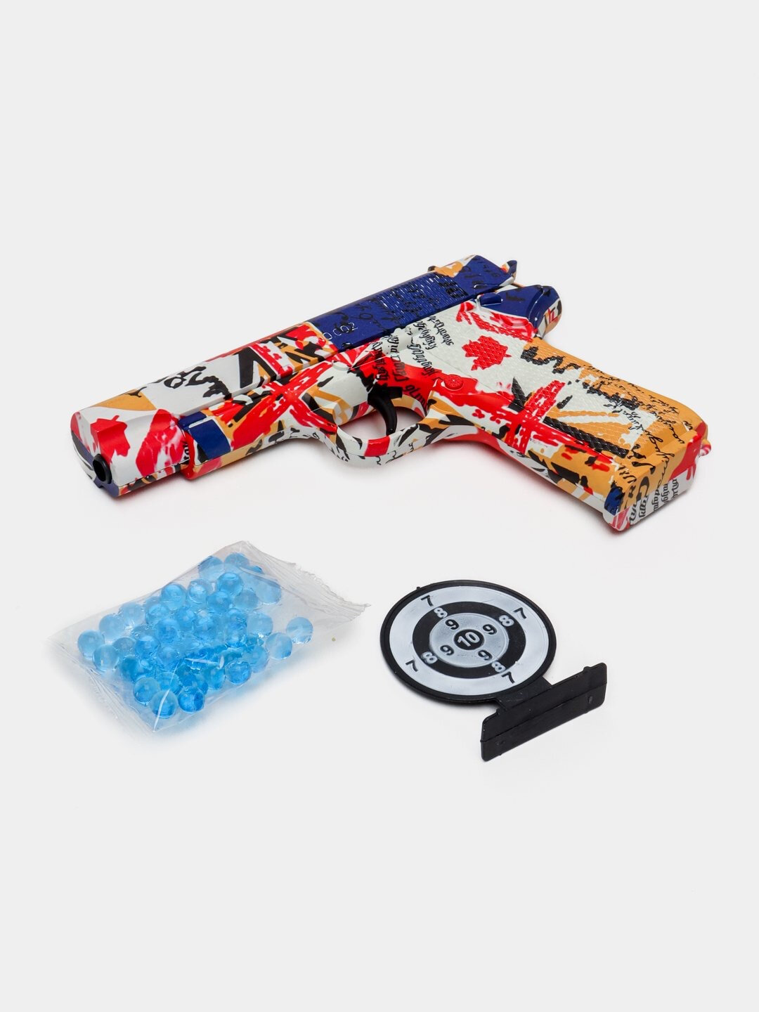 Игрушечный пластиковый пистолет с пулями orbiz, пневматический