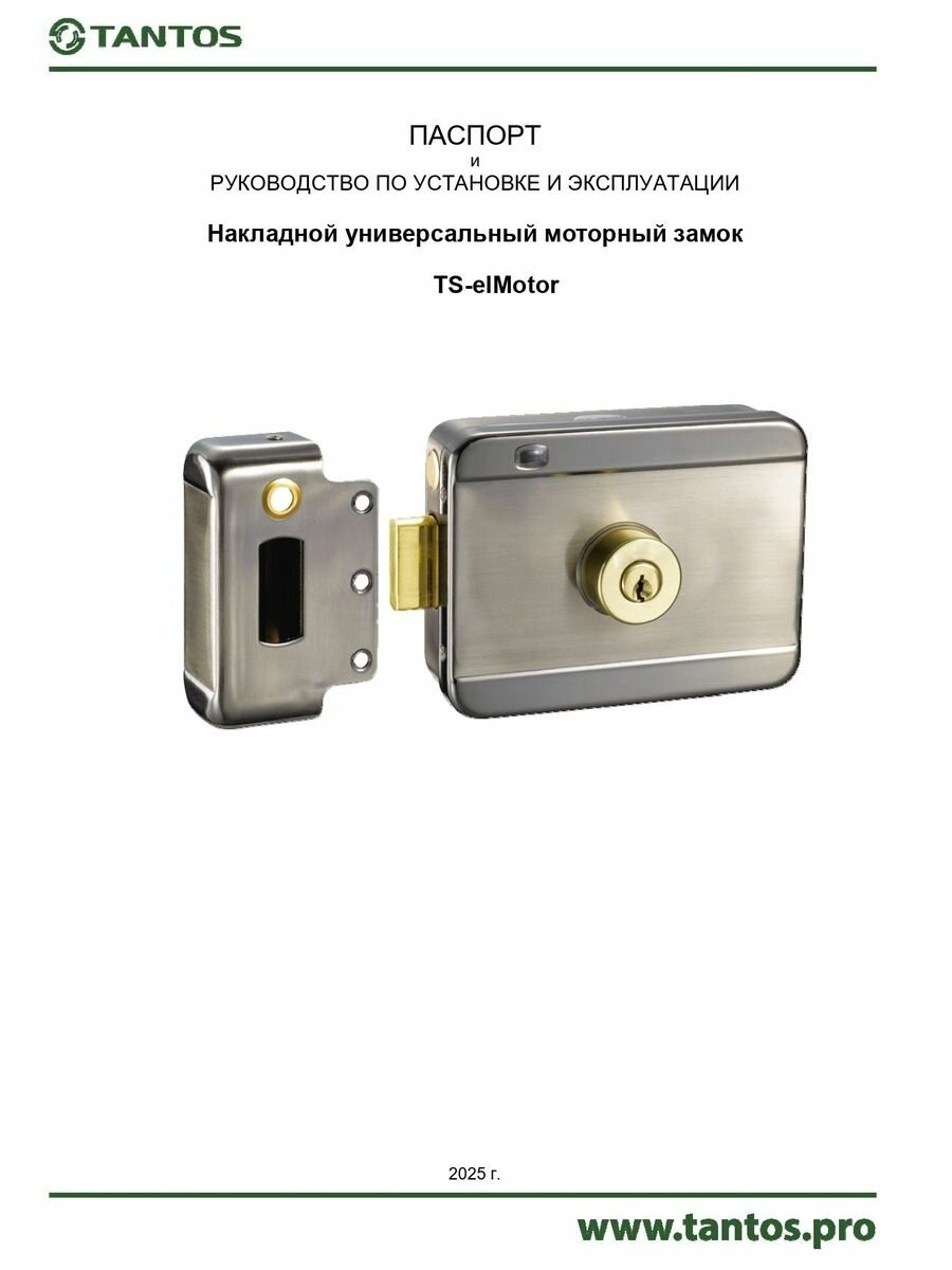 Замок электромоторный TS-elMotor — фото 1