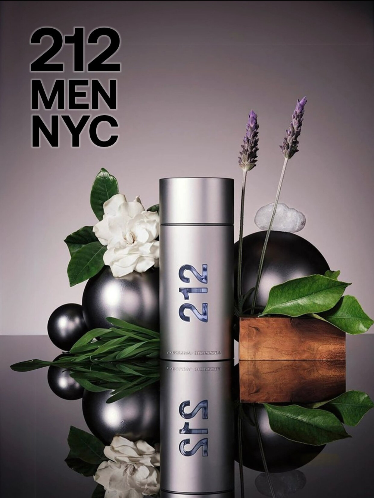 212 MEN NYC, CAROLINA HERRERA, Эркаклар учун элегантное средство для умывания, 100 мл