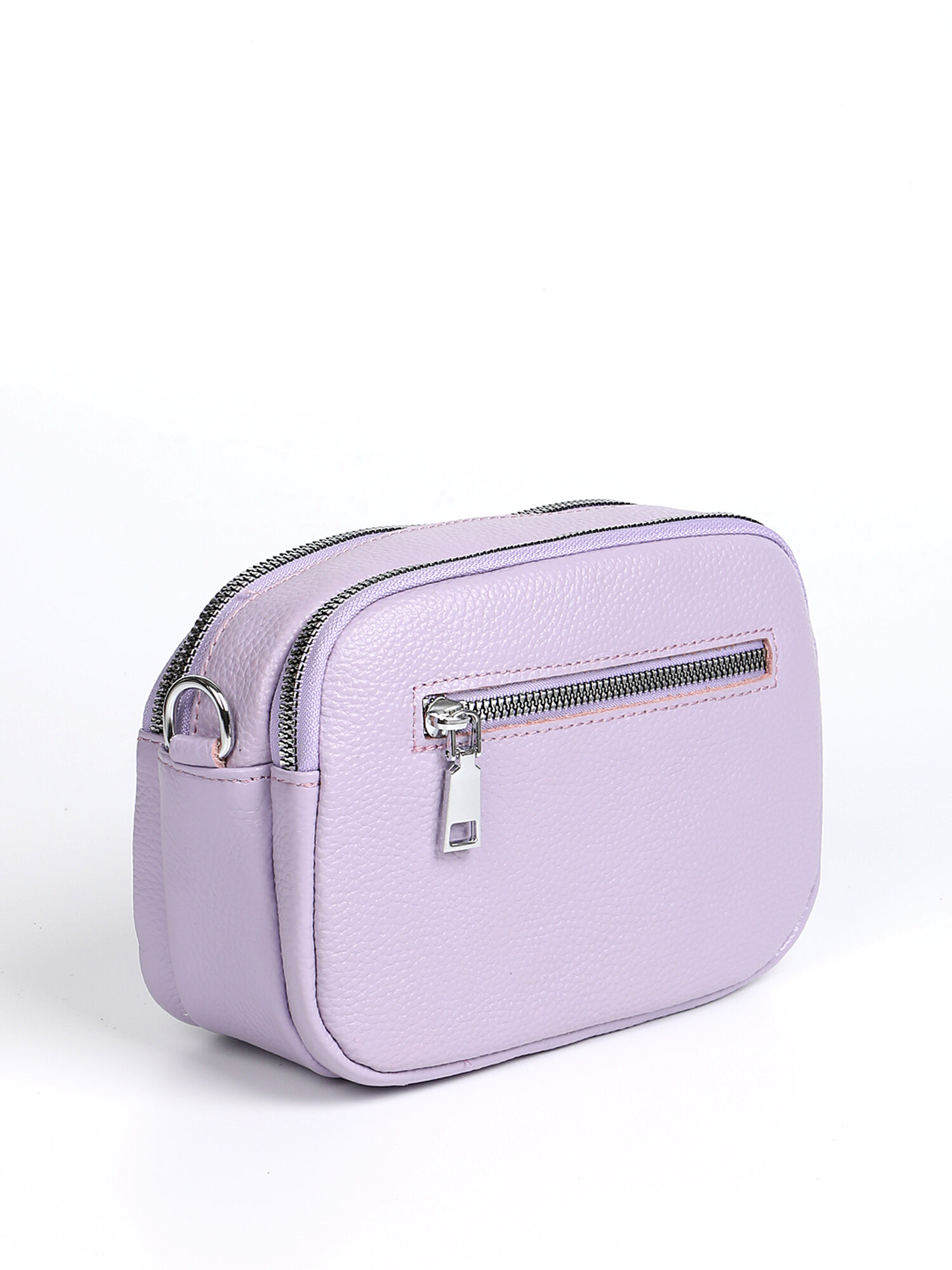 Сумка кросс-боди TERVOLINA, фактура зернистая, сиреневый — фото 1