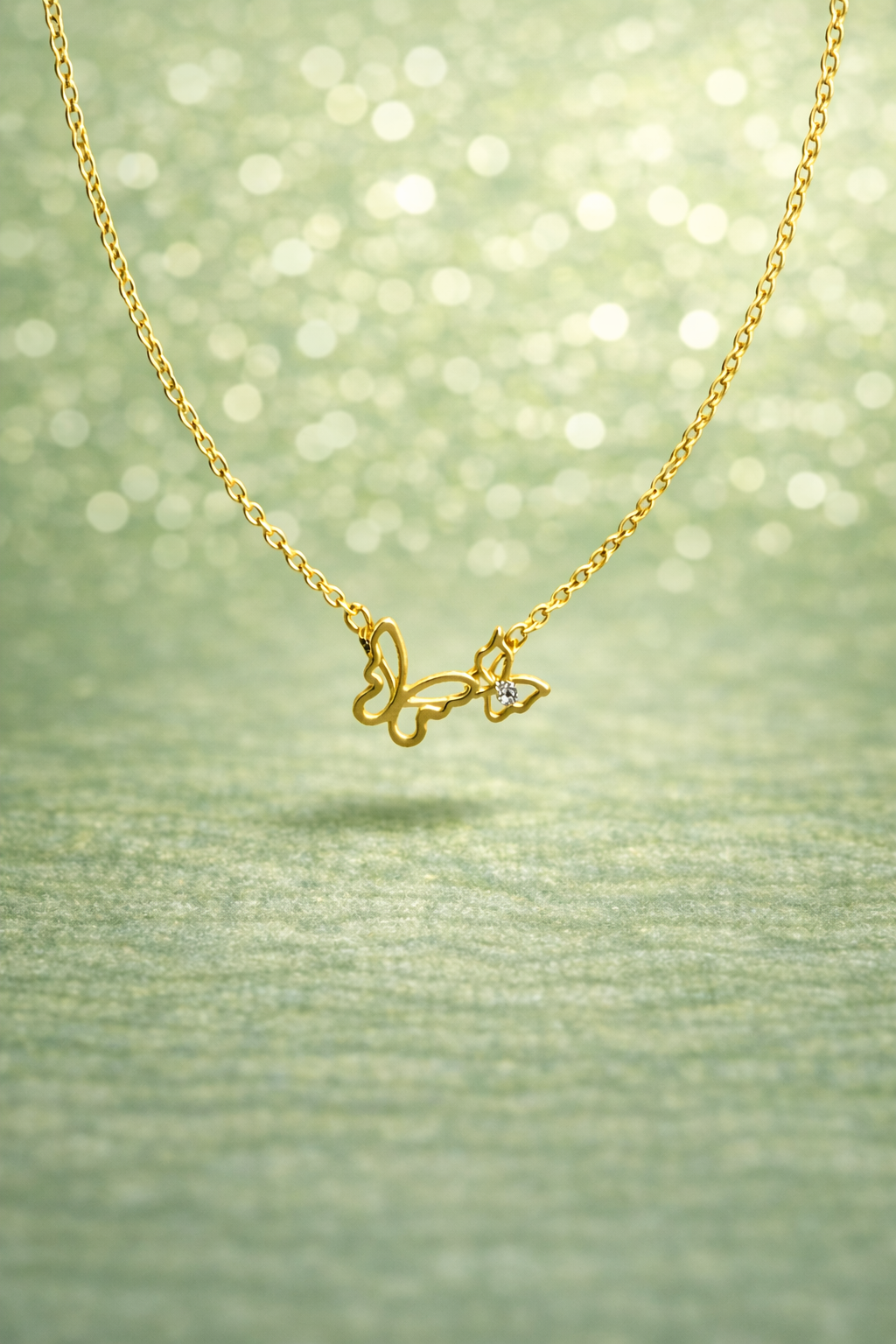 Цепь, 1 шт., длина 40 см, золотистый — фото 1