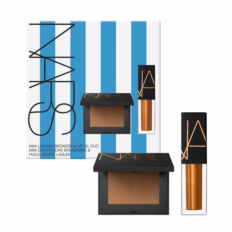 NARS Mini Laguna Bronzer & Lip Oil Duo лимитка: бронзер Laguna 02 + lip oil