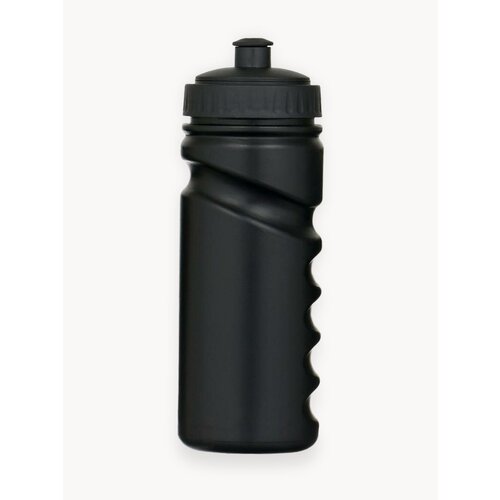 Бутылка для воды велосипедная, 550 мл, с поильником, 20.3 х 6.8 х 6.8 см, черная