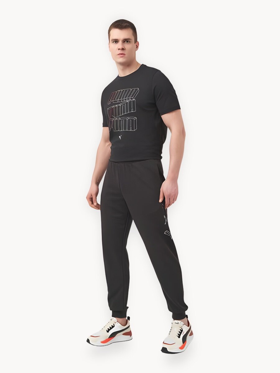 Брюки спортивные PUMA Essentials LOGO LAB, размер XS, черный