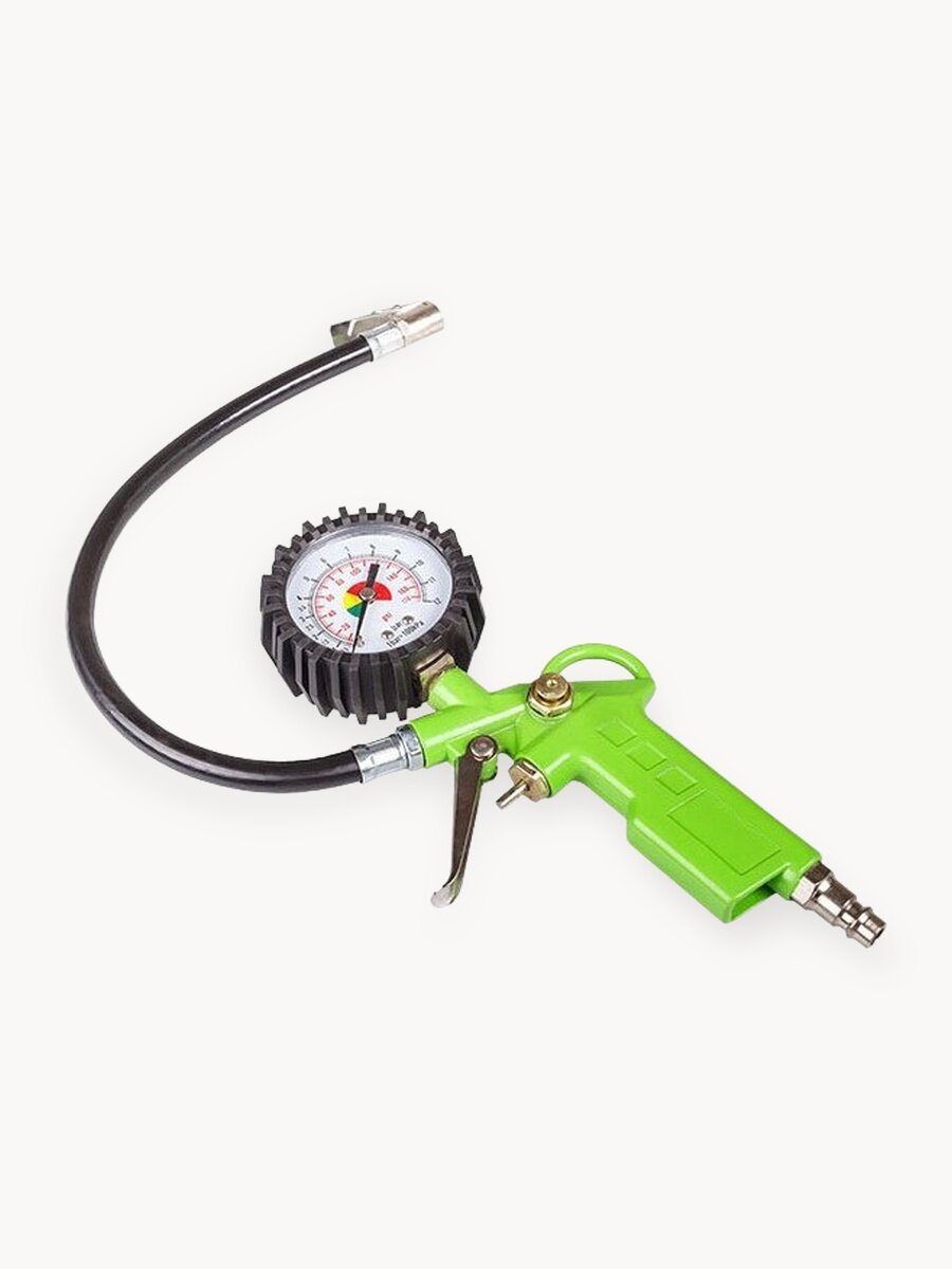 Пистолет для подкачки шин ECO TIG-1 с манометром (боковой манометр)