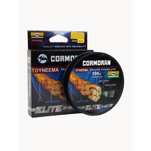 Плетеный шнур для рыбалки Cormoran 100 м 0.10 мм