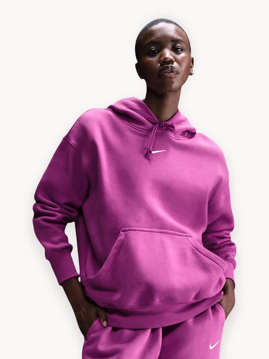 Худи NIKE Phoenix, размер M INT, , фуксия