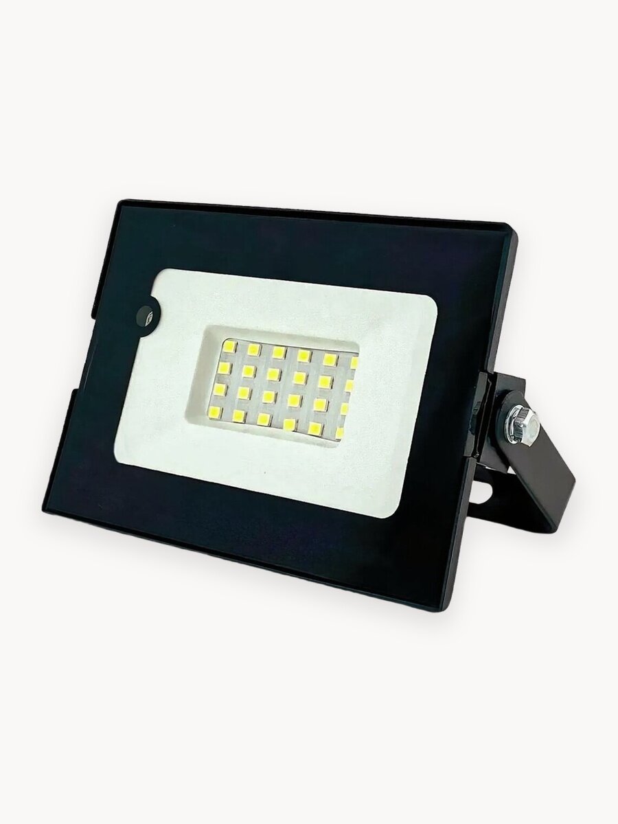 Светодиодный прожектор c датчиком движения GLANZEN 20Вт FAD-0011-20-SL 6500K IP65