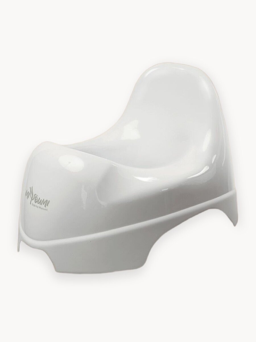 Горшок детский Miyoumi, анатомический, антискользящий, белый