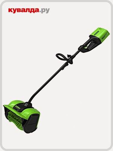 Изображение товара Снегоуборщик (электролопата) аккумуляторный GREENWORKS GD60SS 60V, без АКБ и ЗУ