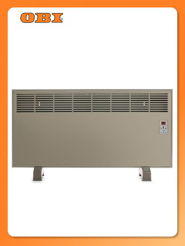 Конвектор электрический iVigo EPK4590E25 2500Вт монолитный нагревательный элемент шампань