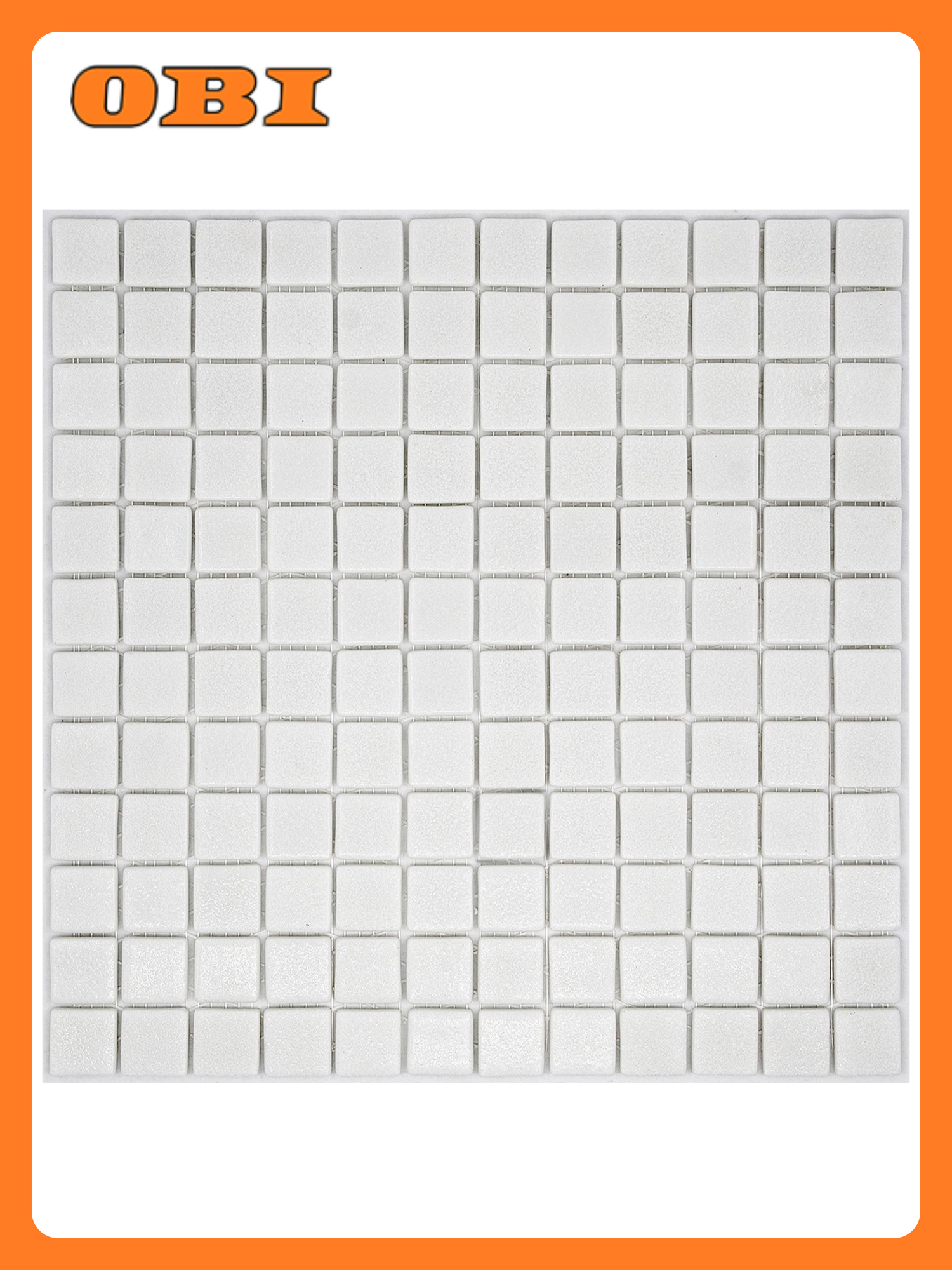 Стеклянная мозаика VIDREPUR ANTISLIP белая 317х317 см основа пвх сетка 1шт