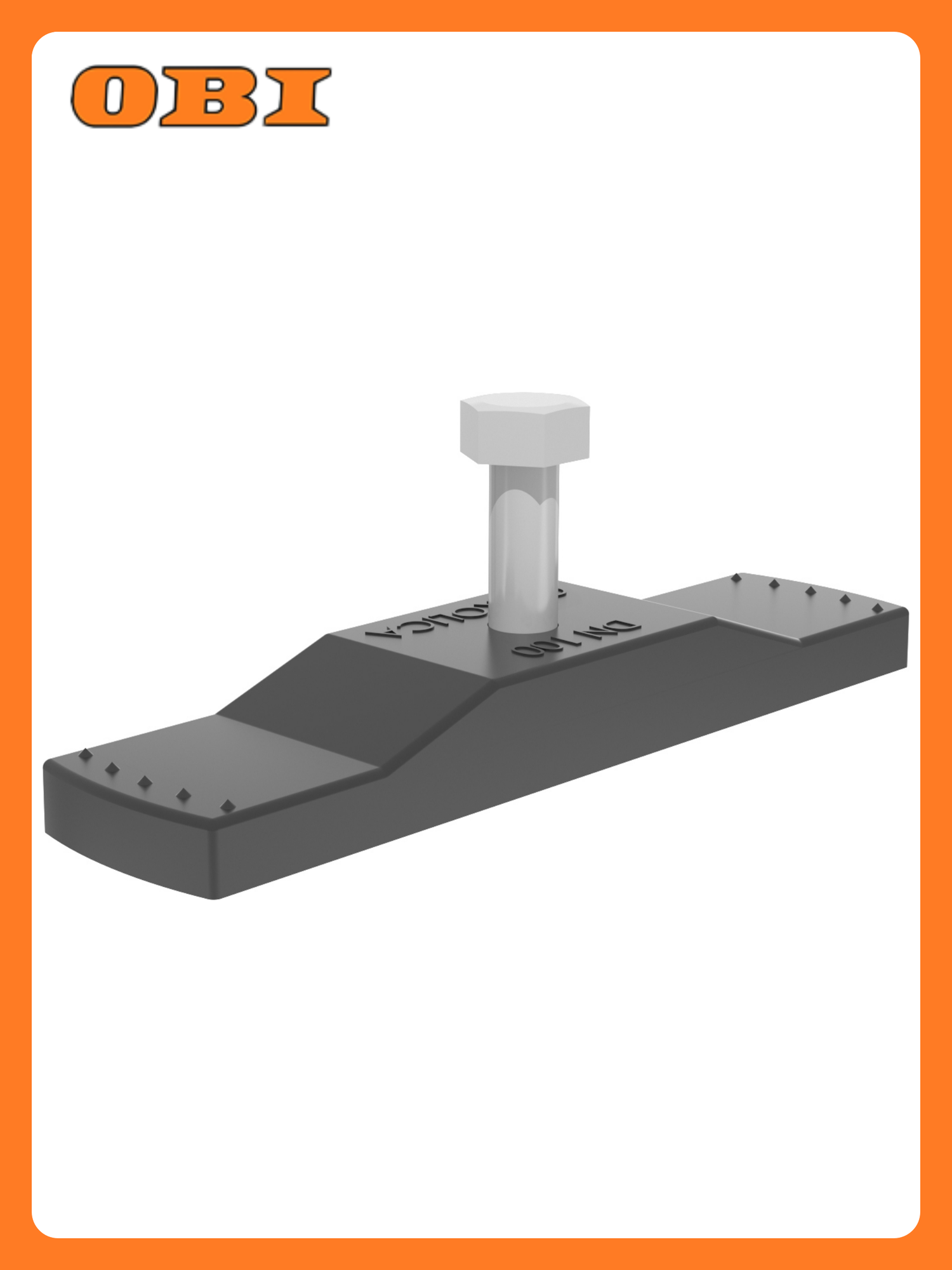 Крепеж Gidrolica  для водоотводного лотка  DN100  черный  1 шт