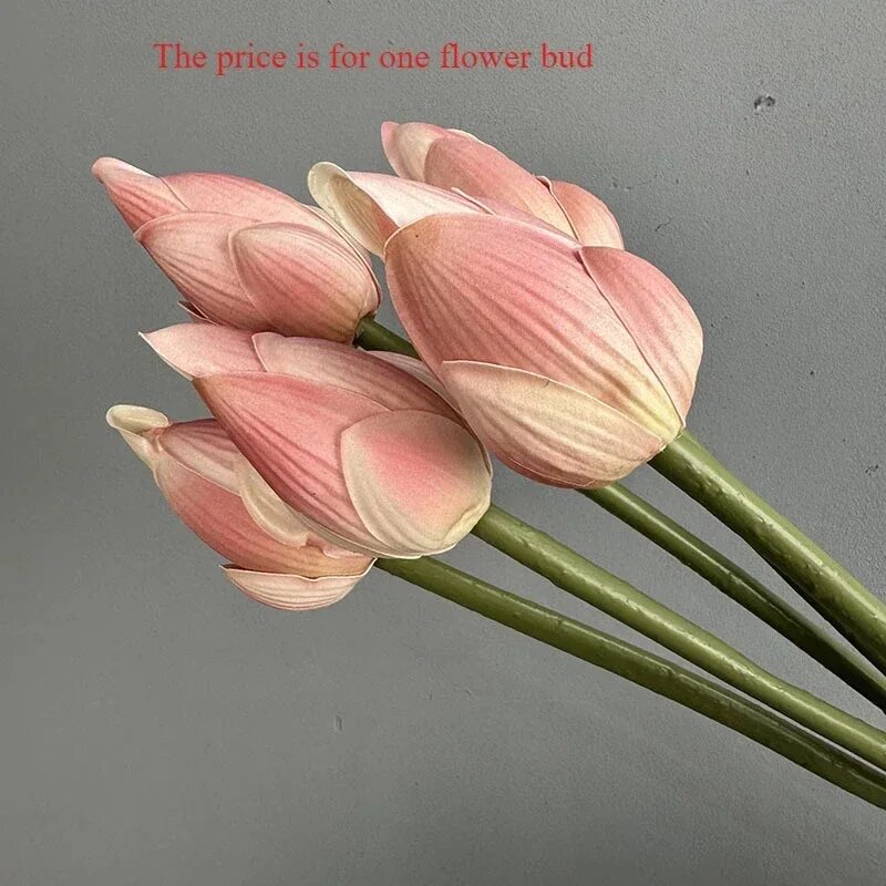 Искусственные розы из полиуретана Green Aloes dark pink bud