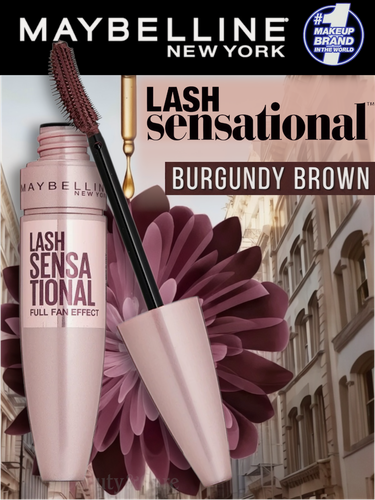 Изображение товара Тушь для ресниц Maybelline Lash Sensational Веерный объем, цвет Бургунди