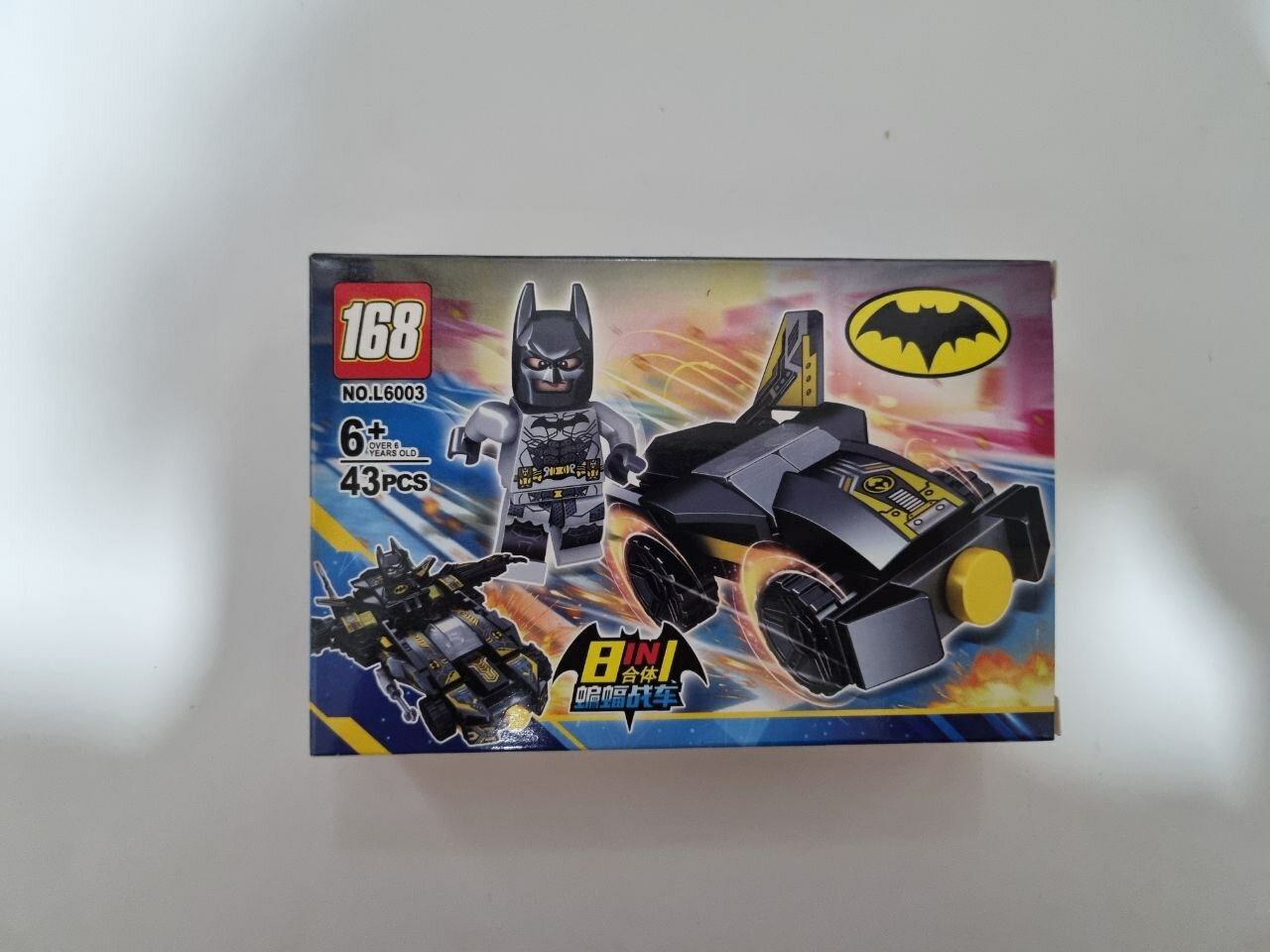 Конструктор "Бэтмен/Майнкрафт", с мини-фигурками, пластик, 43pcs — фото 1