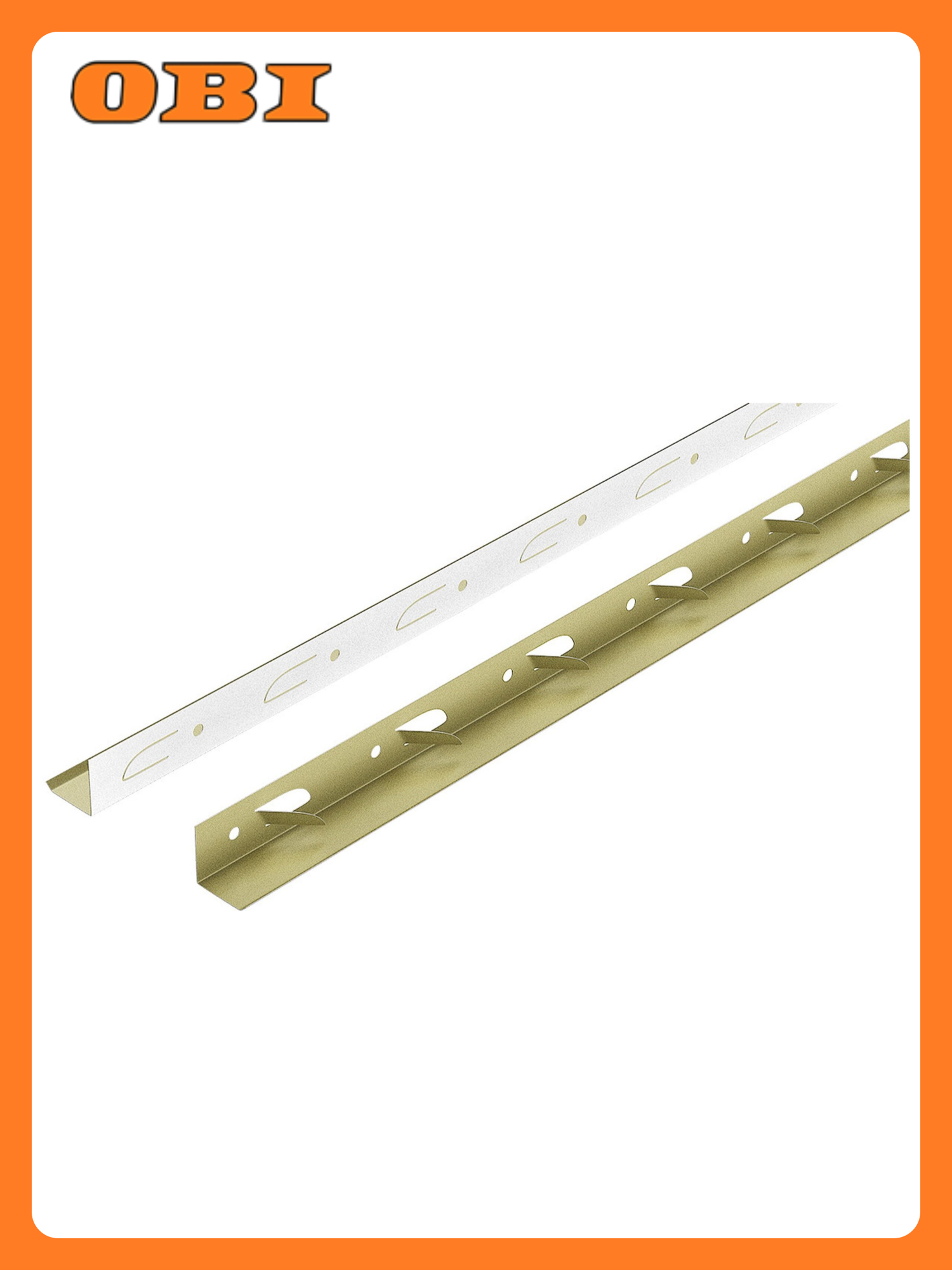 L профиль потолочный CESAL жемчужно белый 3000х25х25 мм